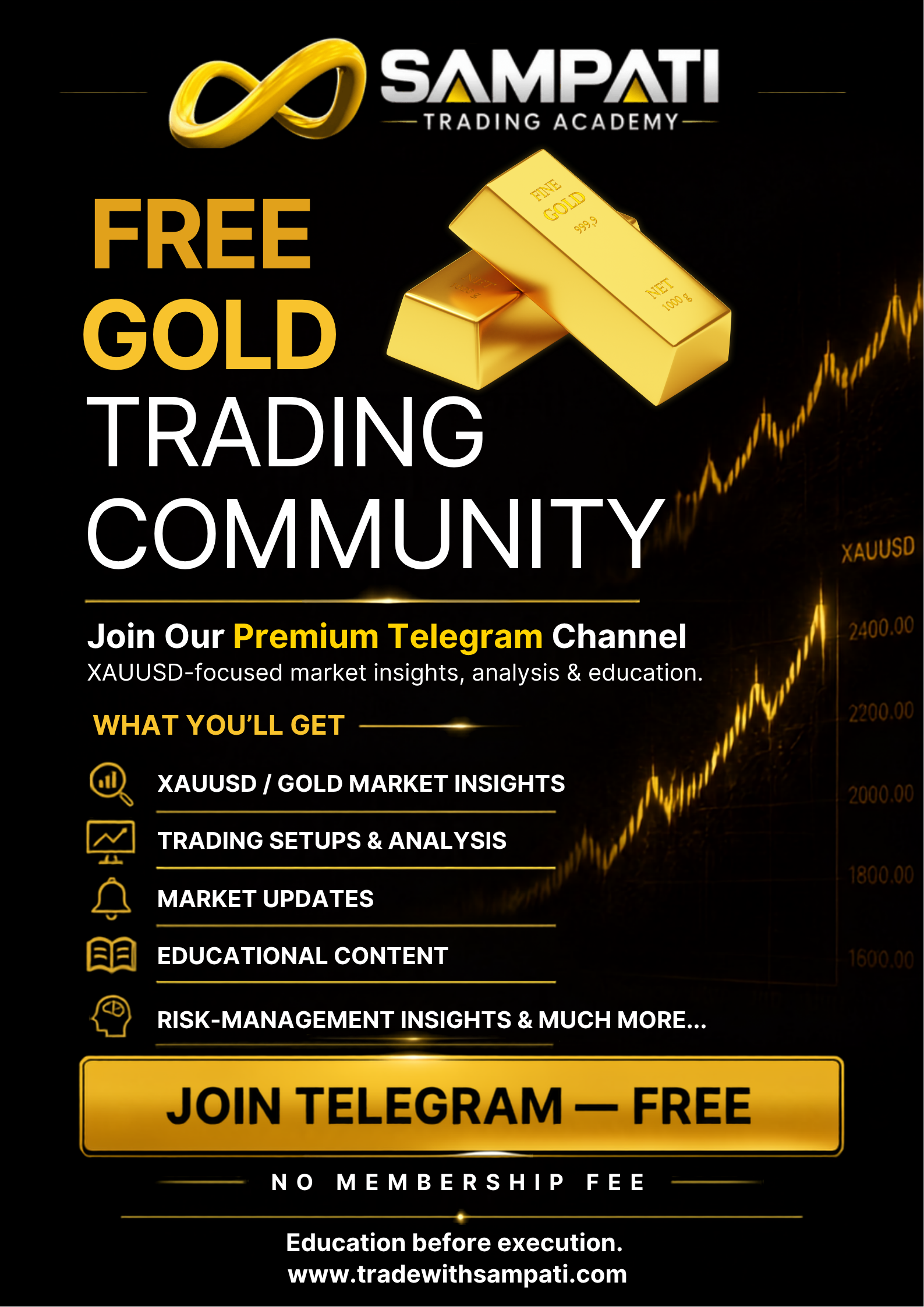 Sampati Free Gold Trading Community — Join Our Premium Telegram Channel
